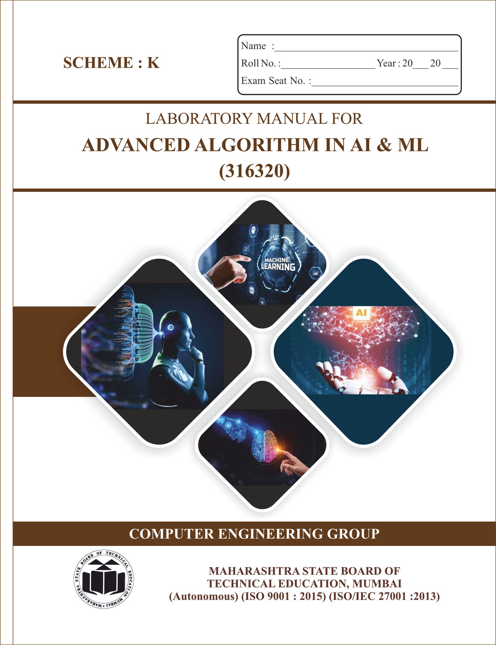 316320 - ADVANCED ALGORITHM IN AI & ML (Elective)